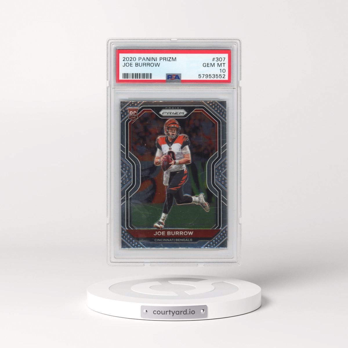 2020 Panini Prizm Joe Burrow #307 PSA 10