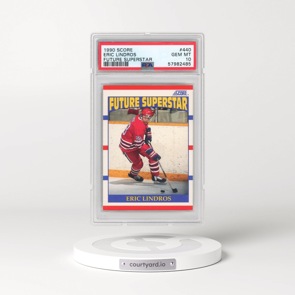 1990 Score #440 Eric Lindros - Future Superstar (PSA 10 GEM MINT)
