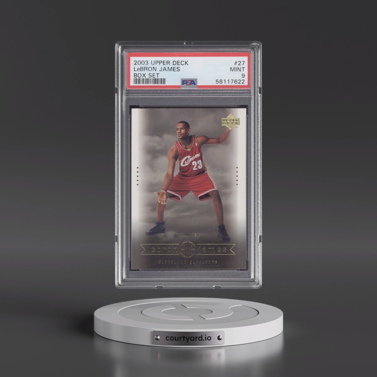2003 Upper Deck Lebron James Box Set #27 LeBron James (PSA 9 MINT)