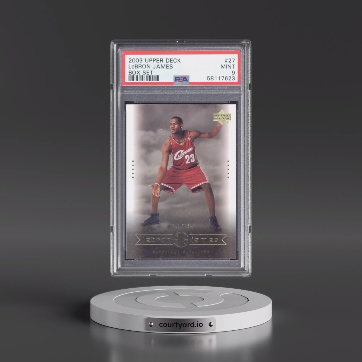 2003 Upper Deck Lebron James Box Set #27 LeBron James (PSA 9 MINT)
