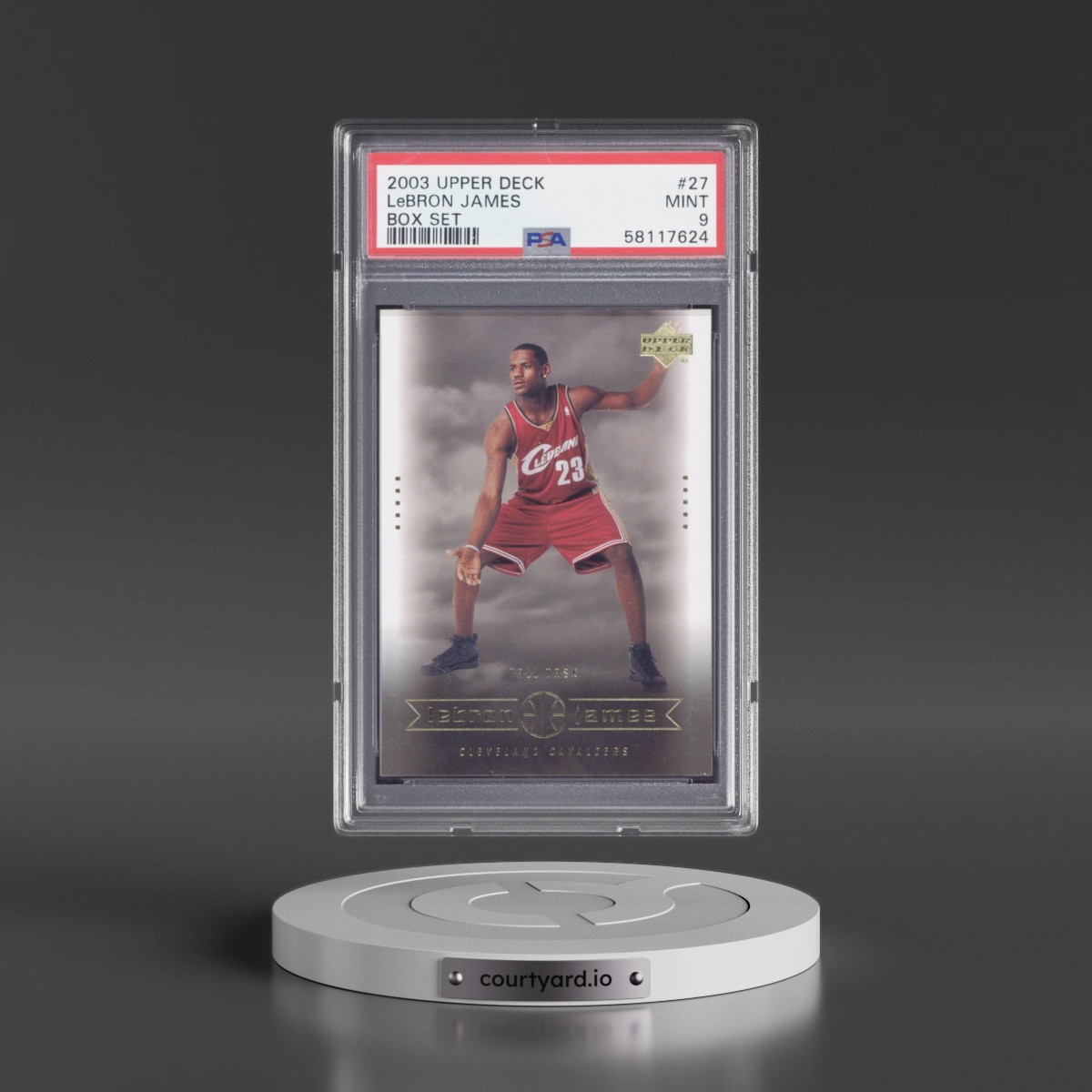2003 Upper Deck Lebron James Box Set #27 LeBron James (PSA 9 MINT)