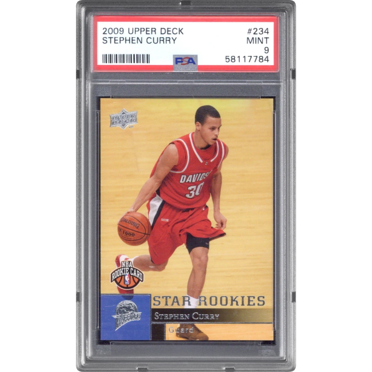 2009 Upper Deck #234 Stephen Curry (PSA 9 MINT)