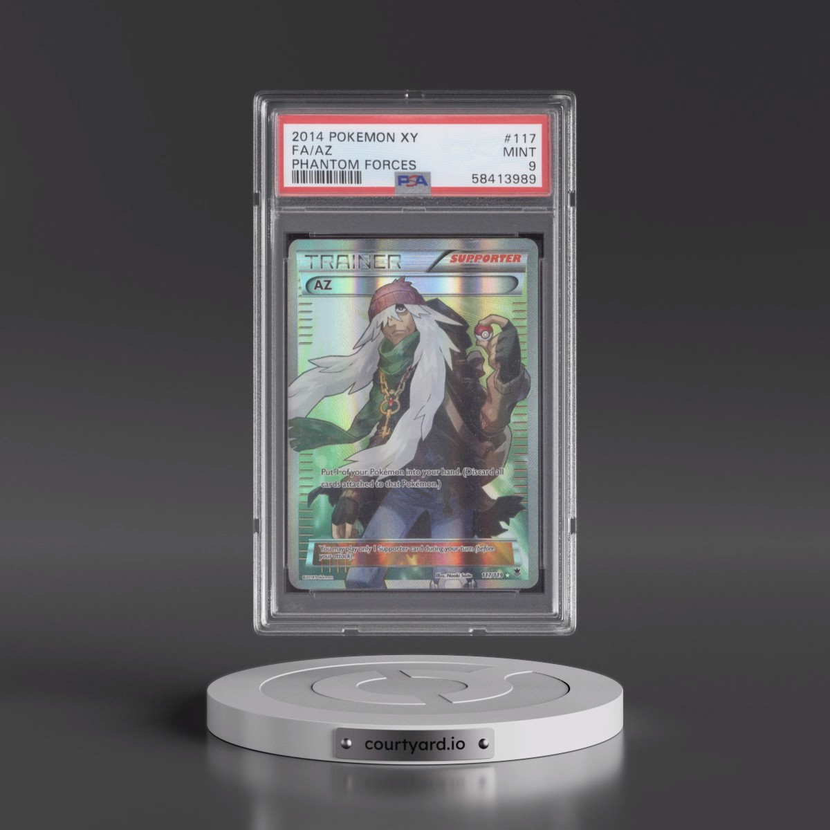 2014 Pokémon XY Phantom Forces #117 AZ - Full Art (PSA 9 MINT)