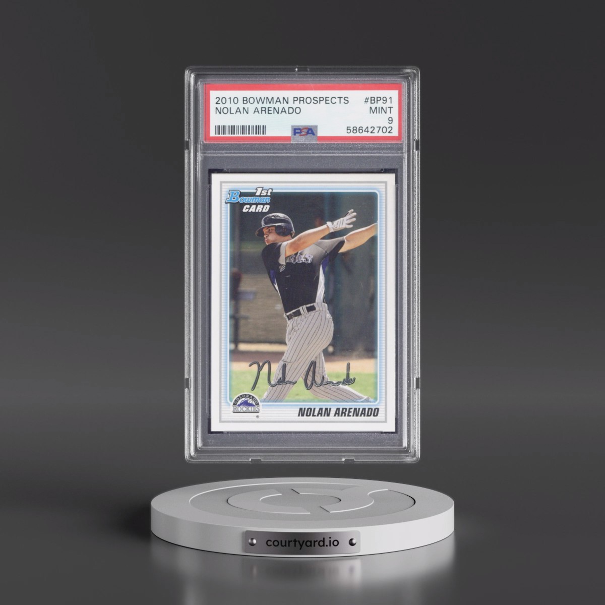 2010 Bowman Prospects #BP91 Nolan Arenado (PSA 9 MINT)