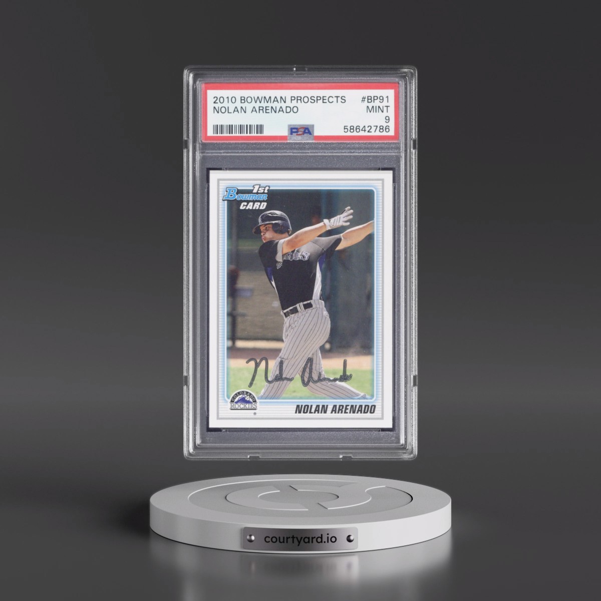 2010 Bowman Prospects #BP91 Nolan Arenado (PSA 9 MINT)
