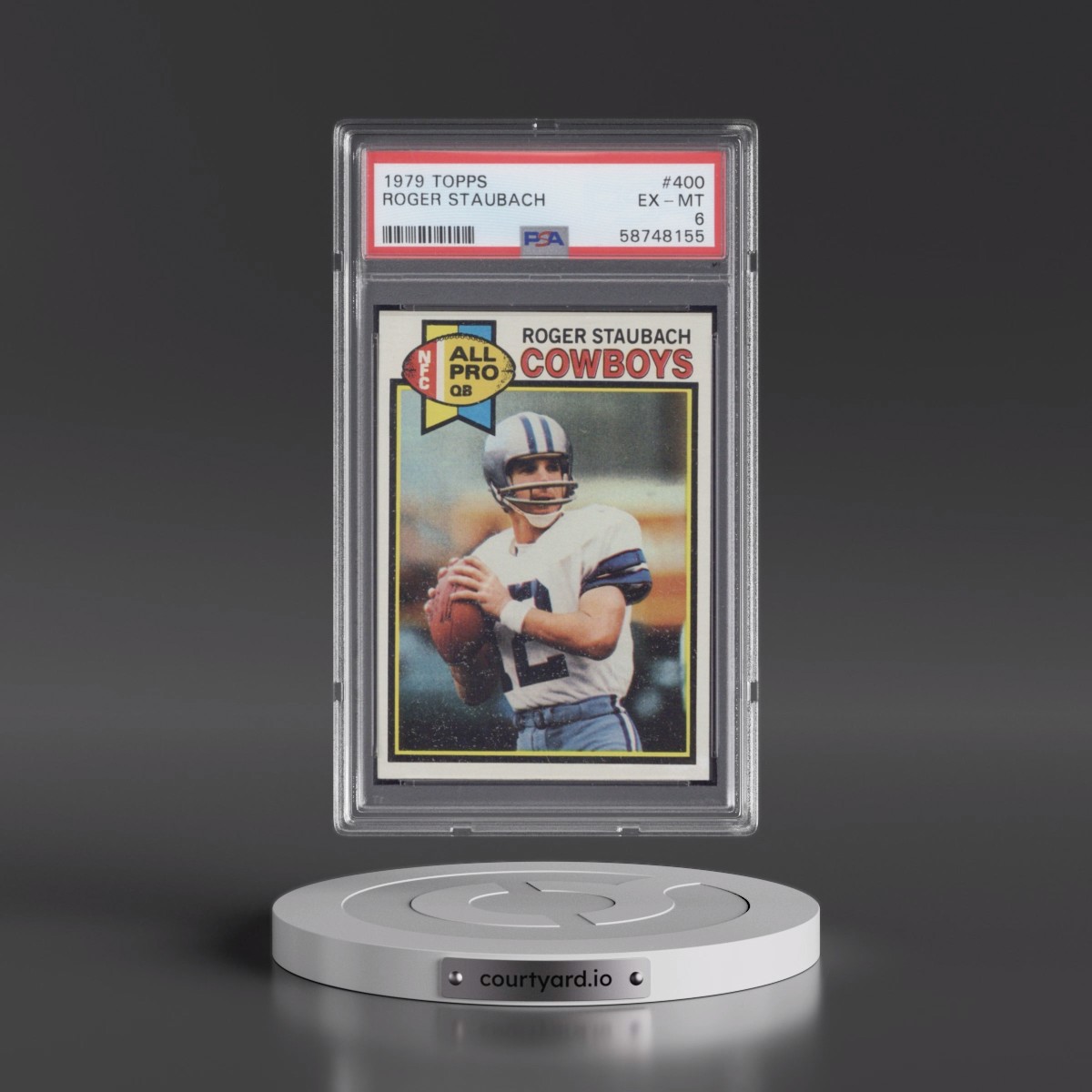 1979 Topps #400 Roger Staubach (PSA 6 EX-MT)