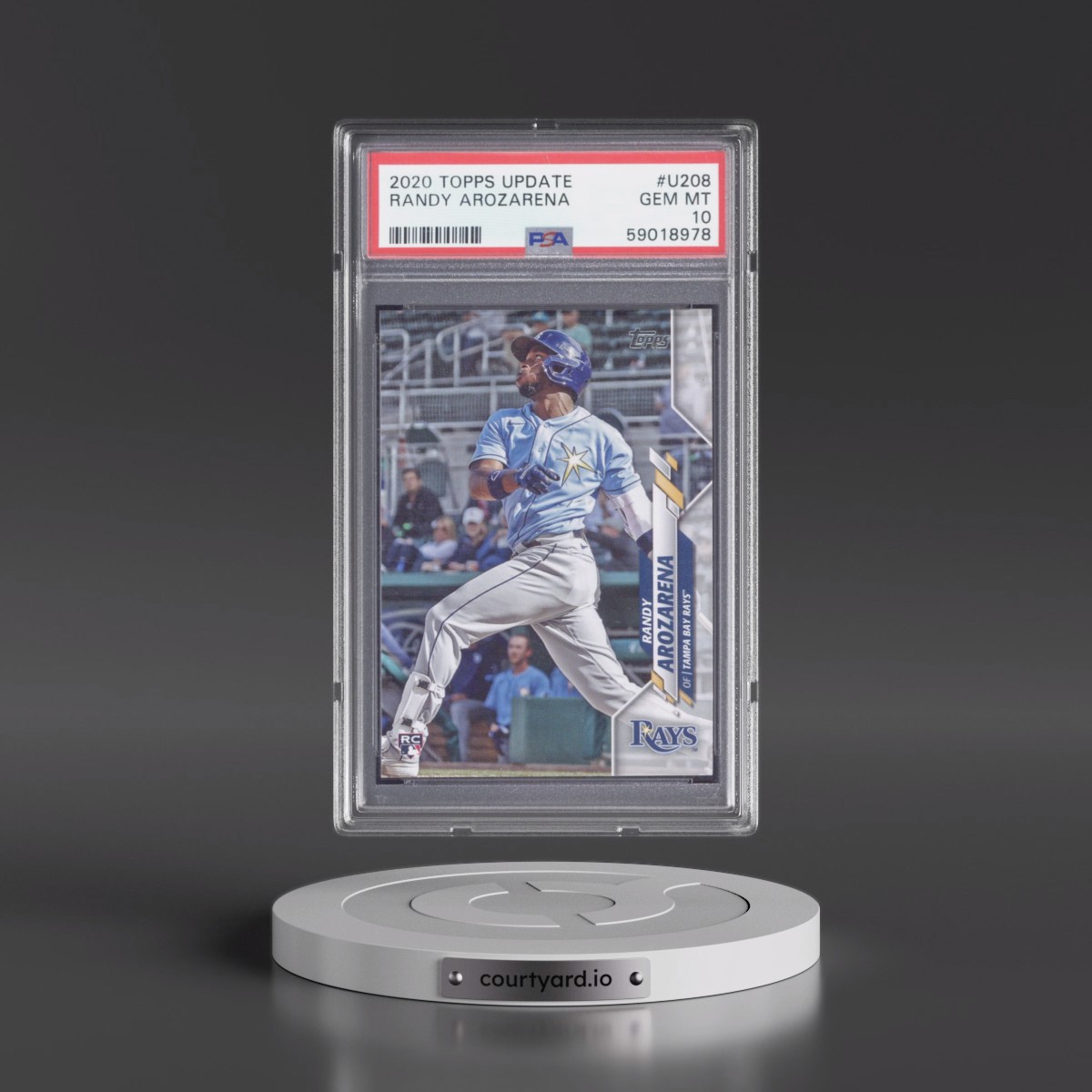 2020 Topps Update #U208 Randy Arozarena (PSA 10 GEM MINT)