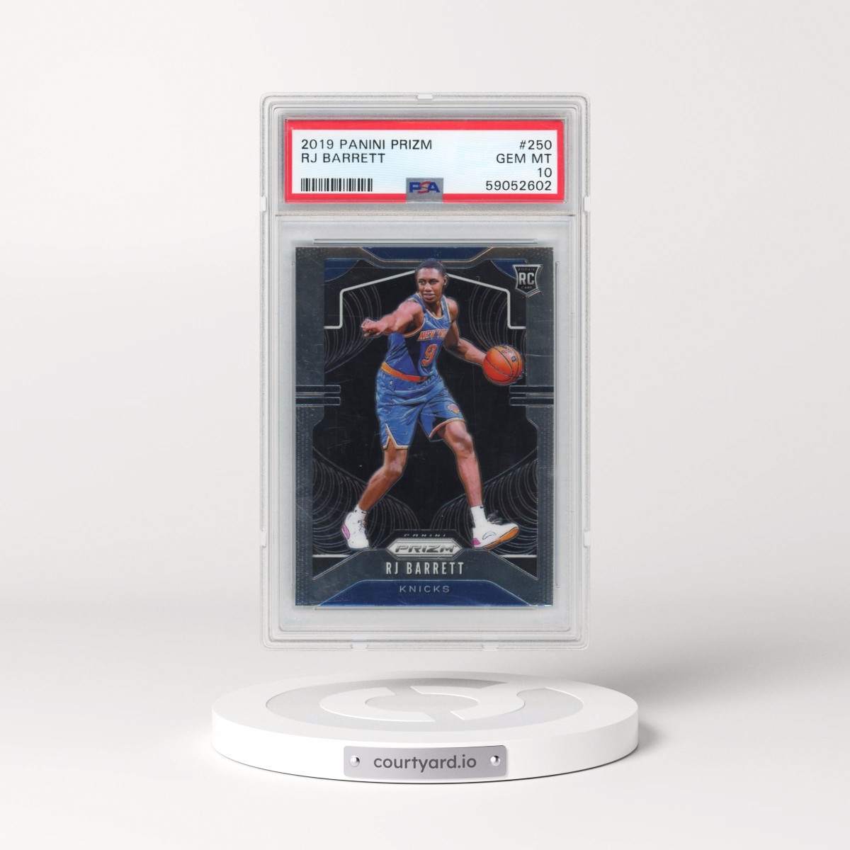 2019 Panini Prizm #250 RJ Barrett (PSA 10 GEM MINT)