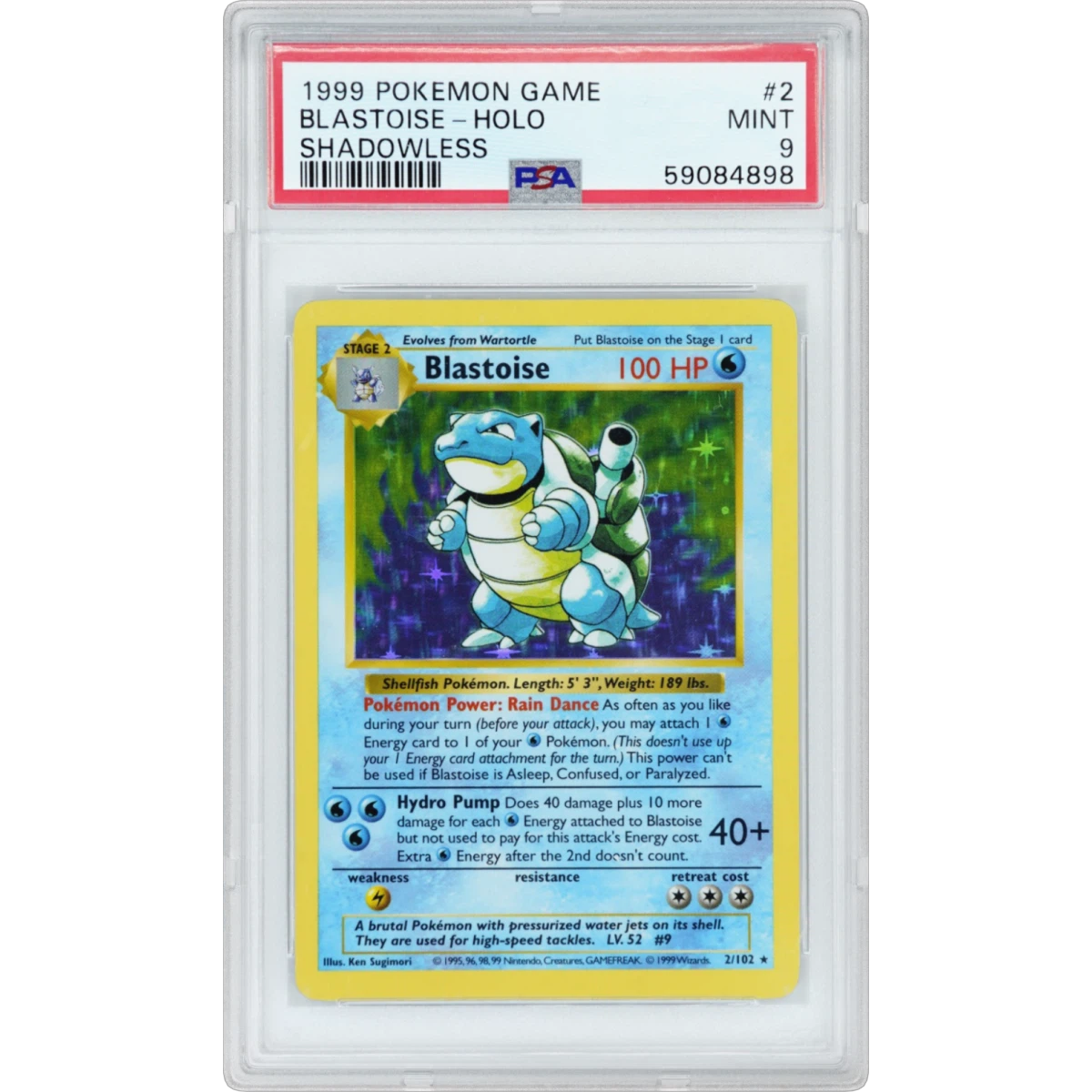 Blastoise card artwork