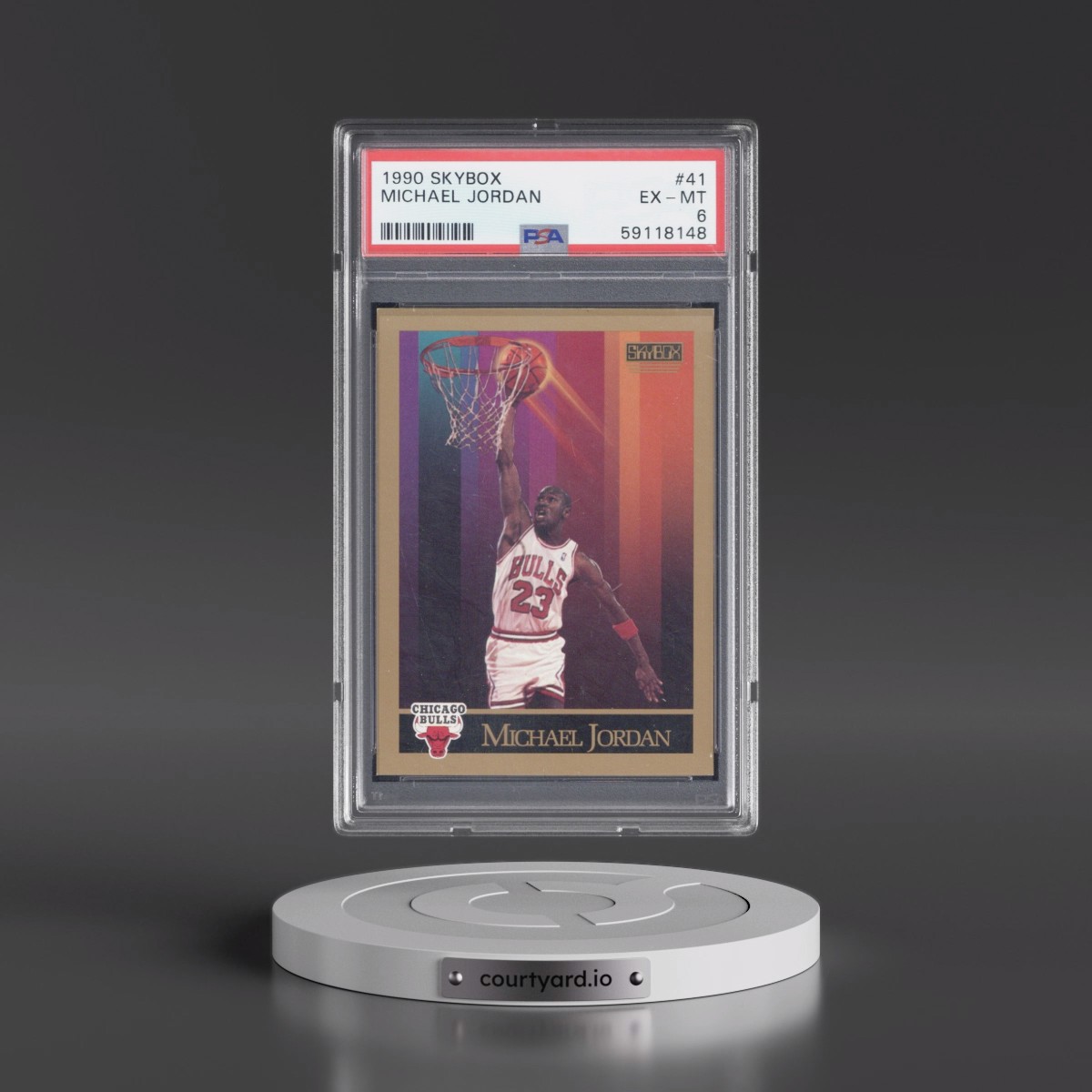 1990 Skybox #41 Michael Jordan (PSA 6 EX-MT)