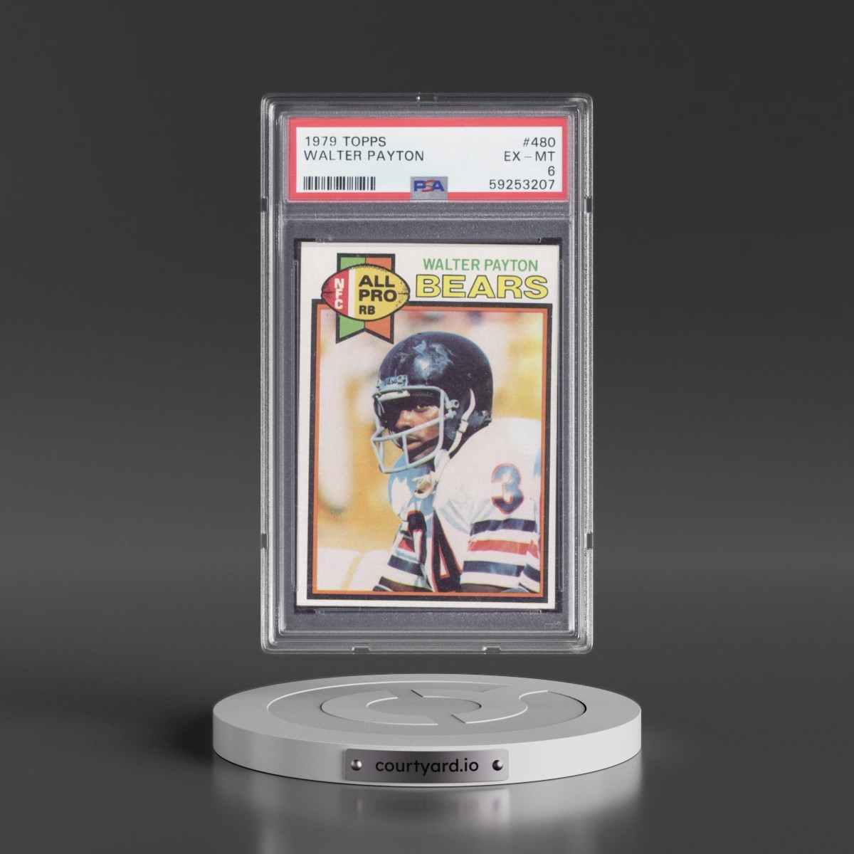 1979 Topps #480 Walter Payton (PSA 6 EX-MT)
