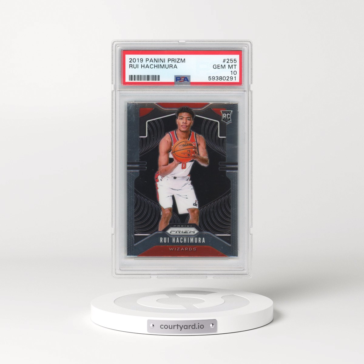 2019 Panini Prizm #255 Rui Hachimura (PSA 10 GEM MINT)