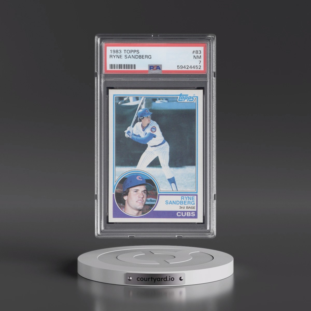 1983 Topps #83 Ryne Sandberg (PSA 7 NM)