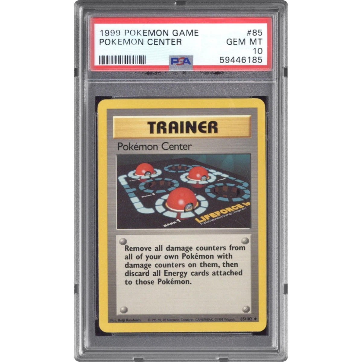 1999 Pokémon Game #85 Pokemon Center (PSA 10 GEM MINT)
