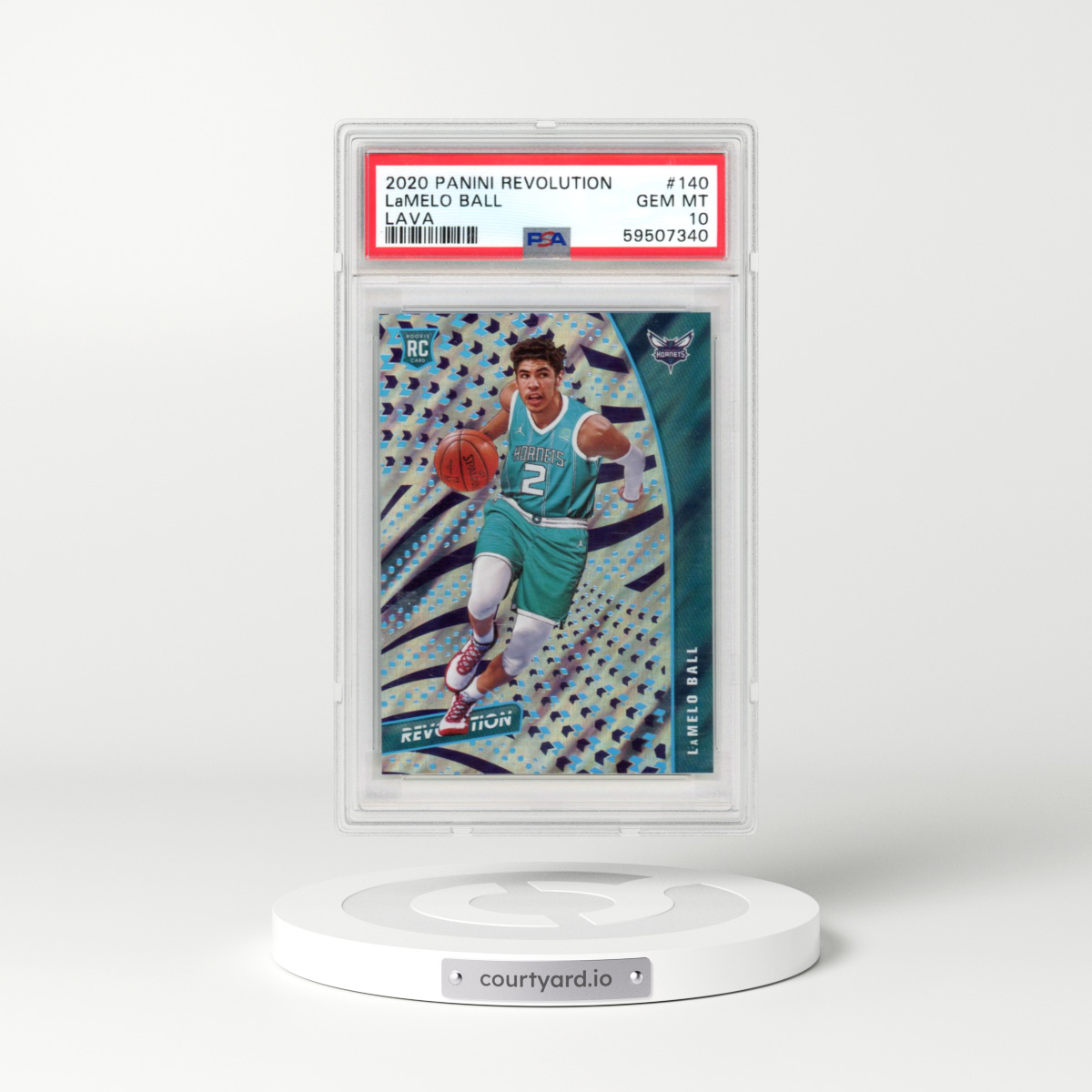 2020 Panini Revolution #140 LaMelo Ball - Lava (PSA 10 GEM MINT)