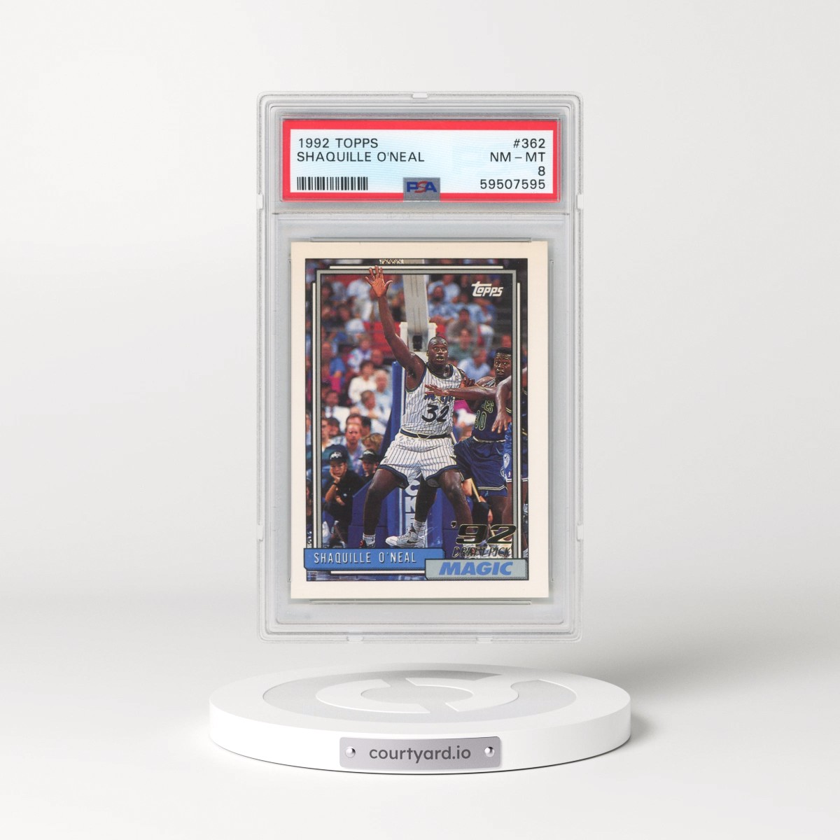 1992 Topps #362 Shaquille O'Neal (PSA 8 NM-MT)