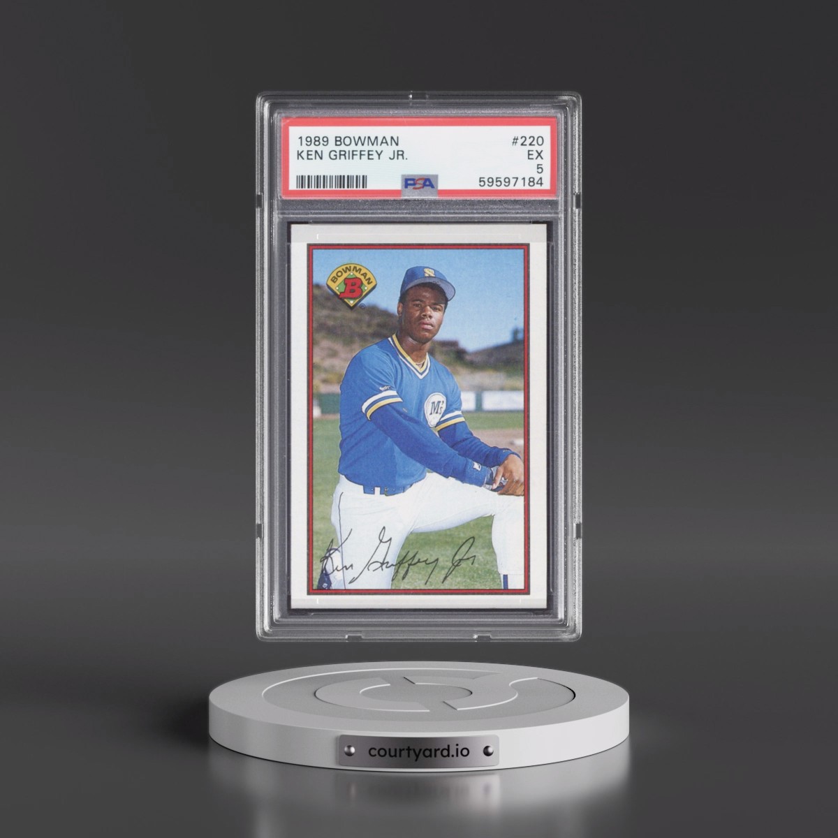 1989 Bowman #220 Ken Griffey Jr (PSA 5 EX)
