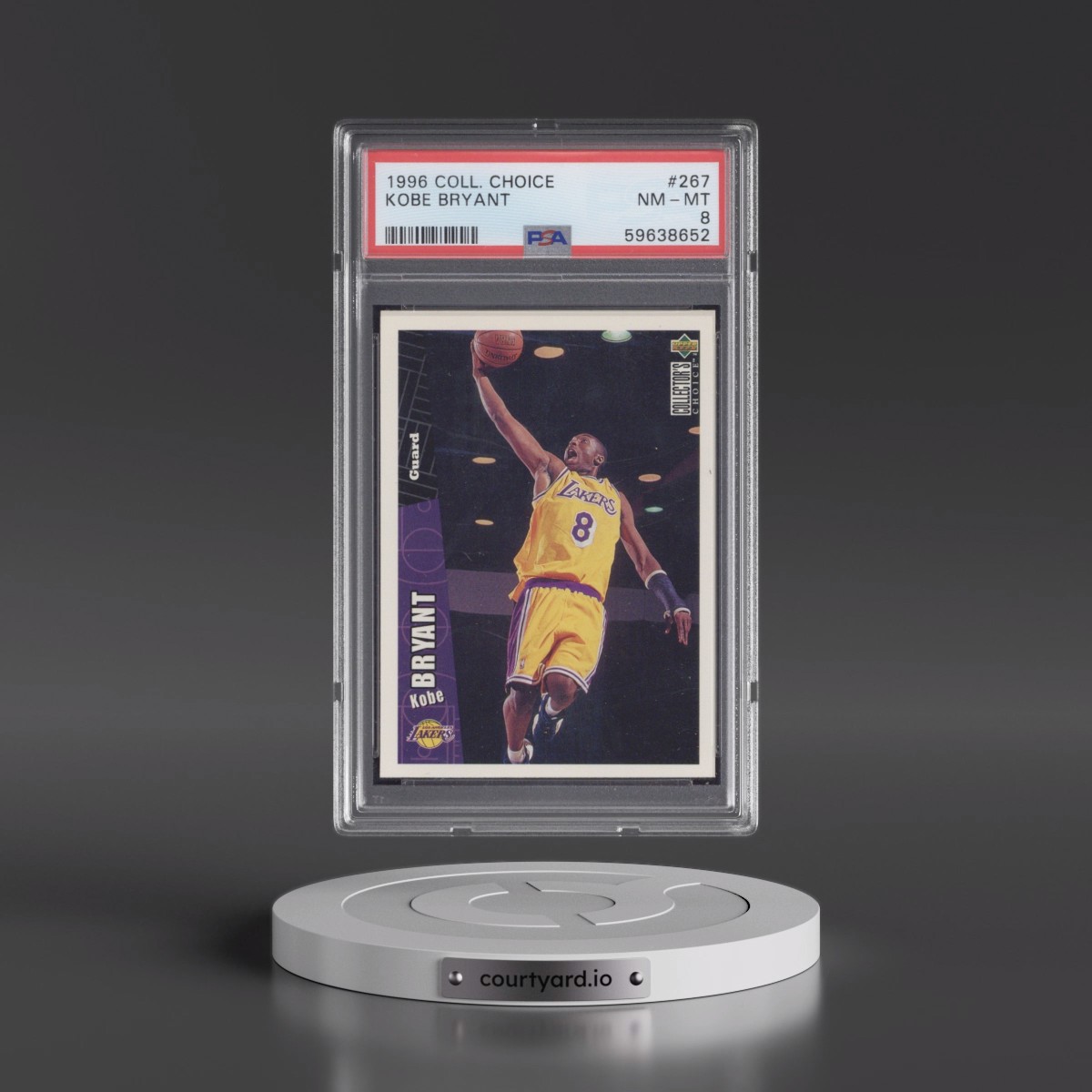 1996 Collector's Choice Kobe Bryant #267 PSA 8