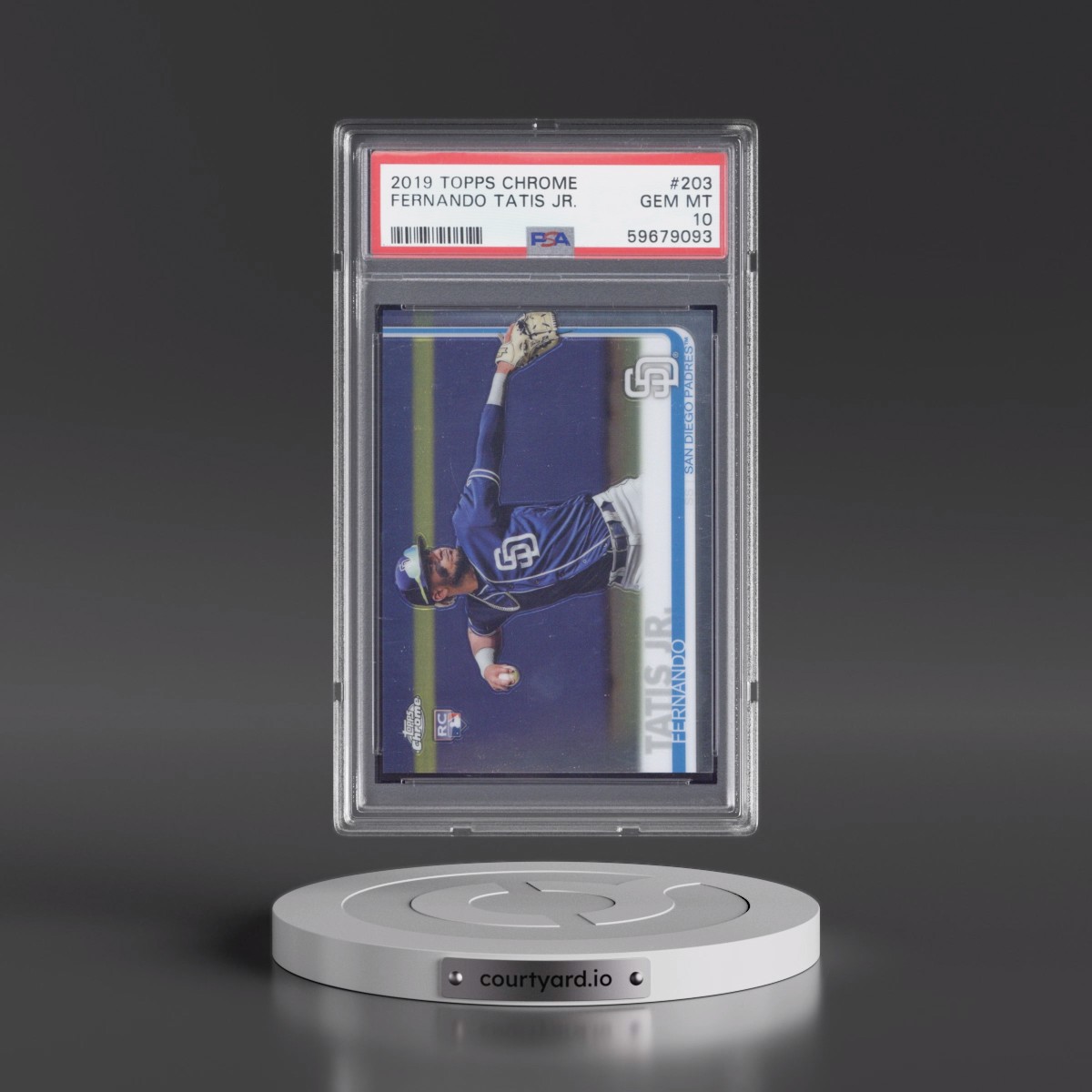 2019 Topps Chrome #203 Fernando Tatis Jr. (PSA 10 GEM MINT)