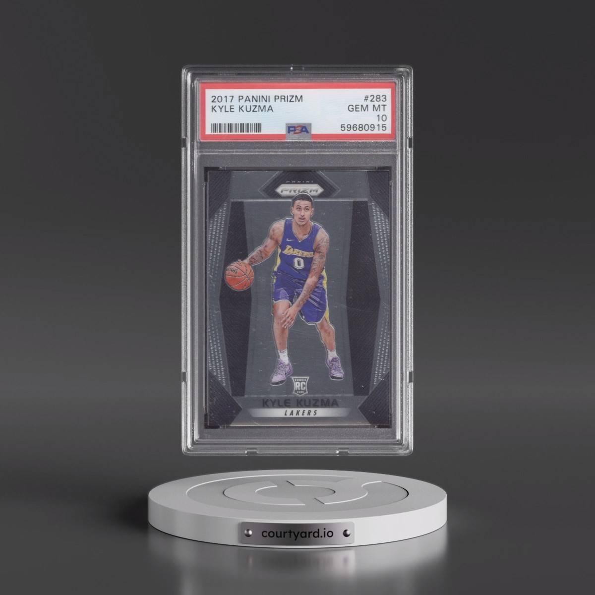 2017 Panini Prizm Kyle Kuzma #283 PSA 10