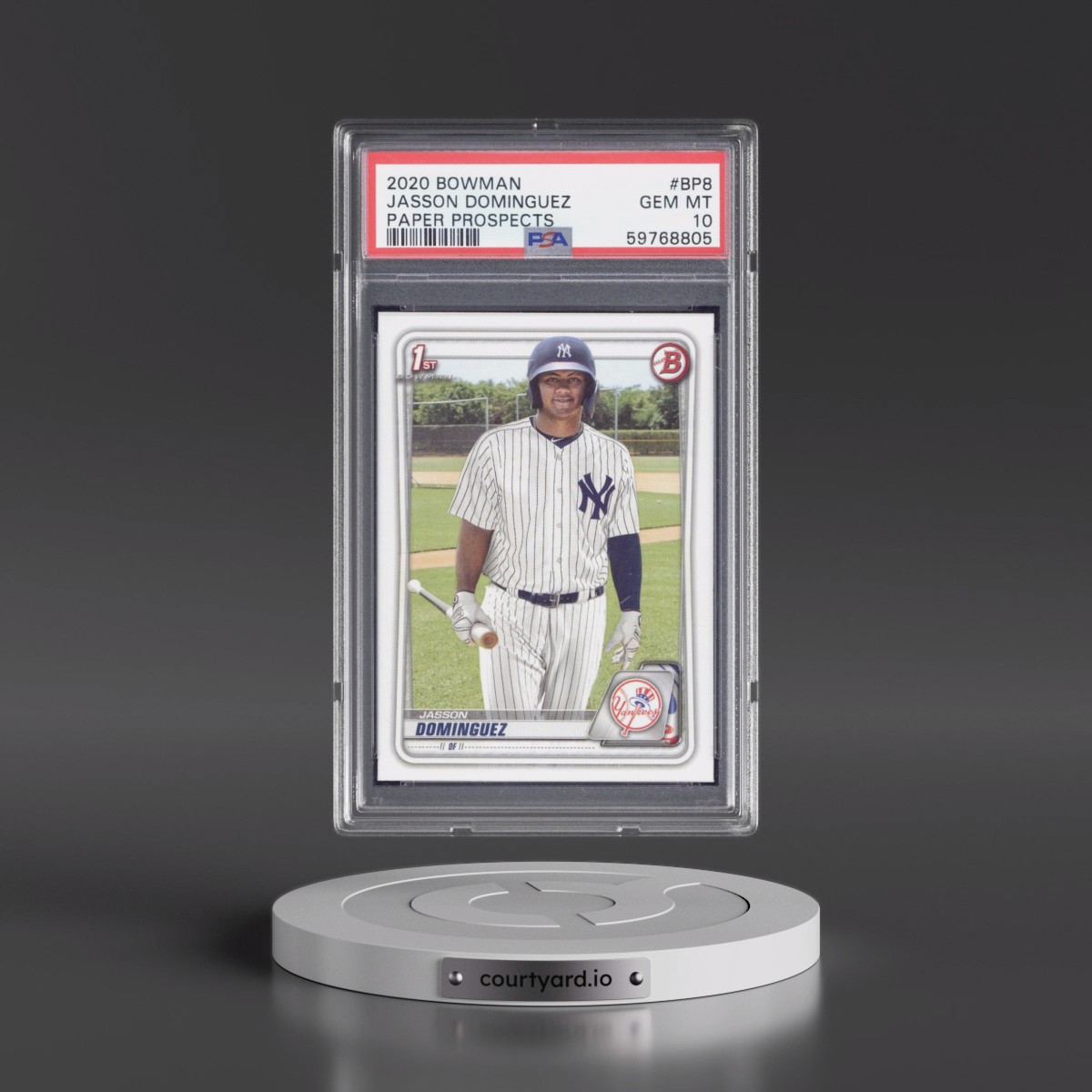 2020 Bowman Paper Prospects #BP8 Jasson Dominguez (PSA 10 GEM MINT)