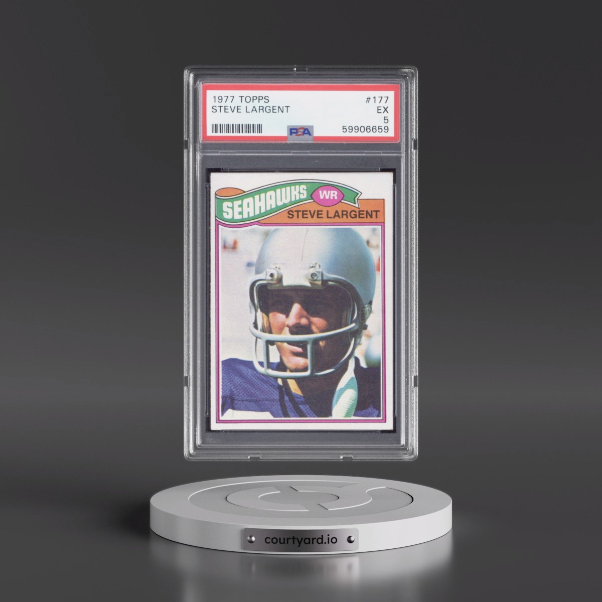 1977 Topps #177 Steve Largent (PSA 5 EX)