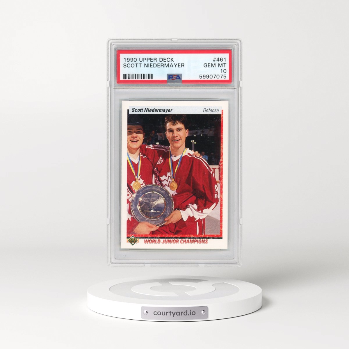 1990 Upper Deck #461 Scott Niedermayer (PSA 10 GEM MINT)