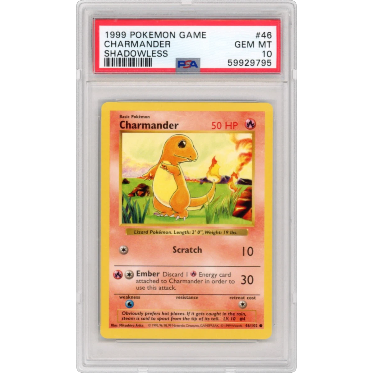 Charmander card artwork
