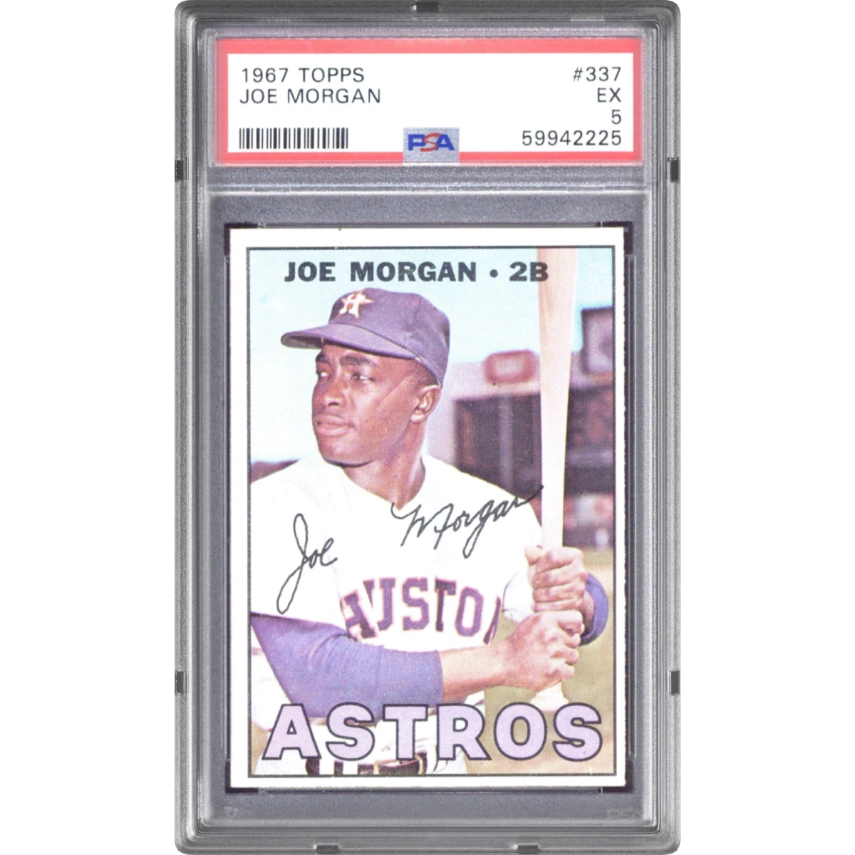 1967 Topps #337 Joe Morgan (PSA 5 EX)