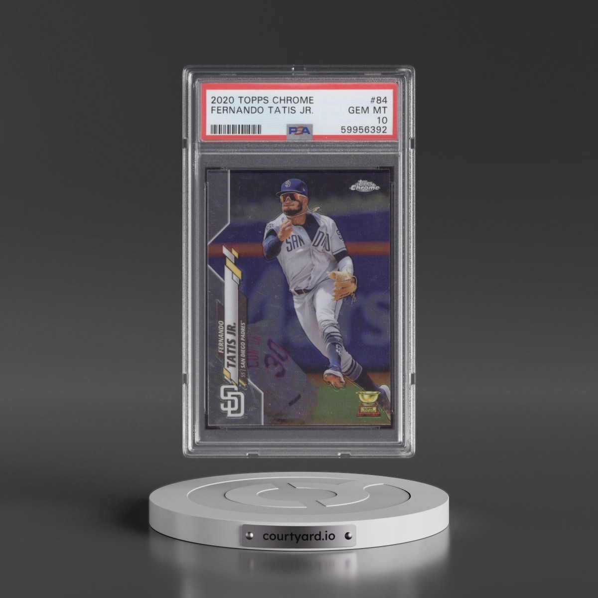 2020 Topps Chrome #84 Fernando Tatis Jr. (PSA 10 GEM MINT)