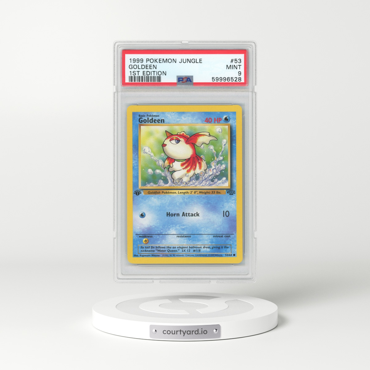 1999 Jungle #53 Goldeen - 1st Edition (PSA 9 MINT)