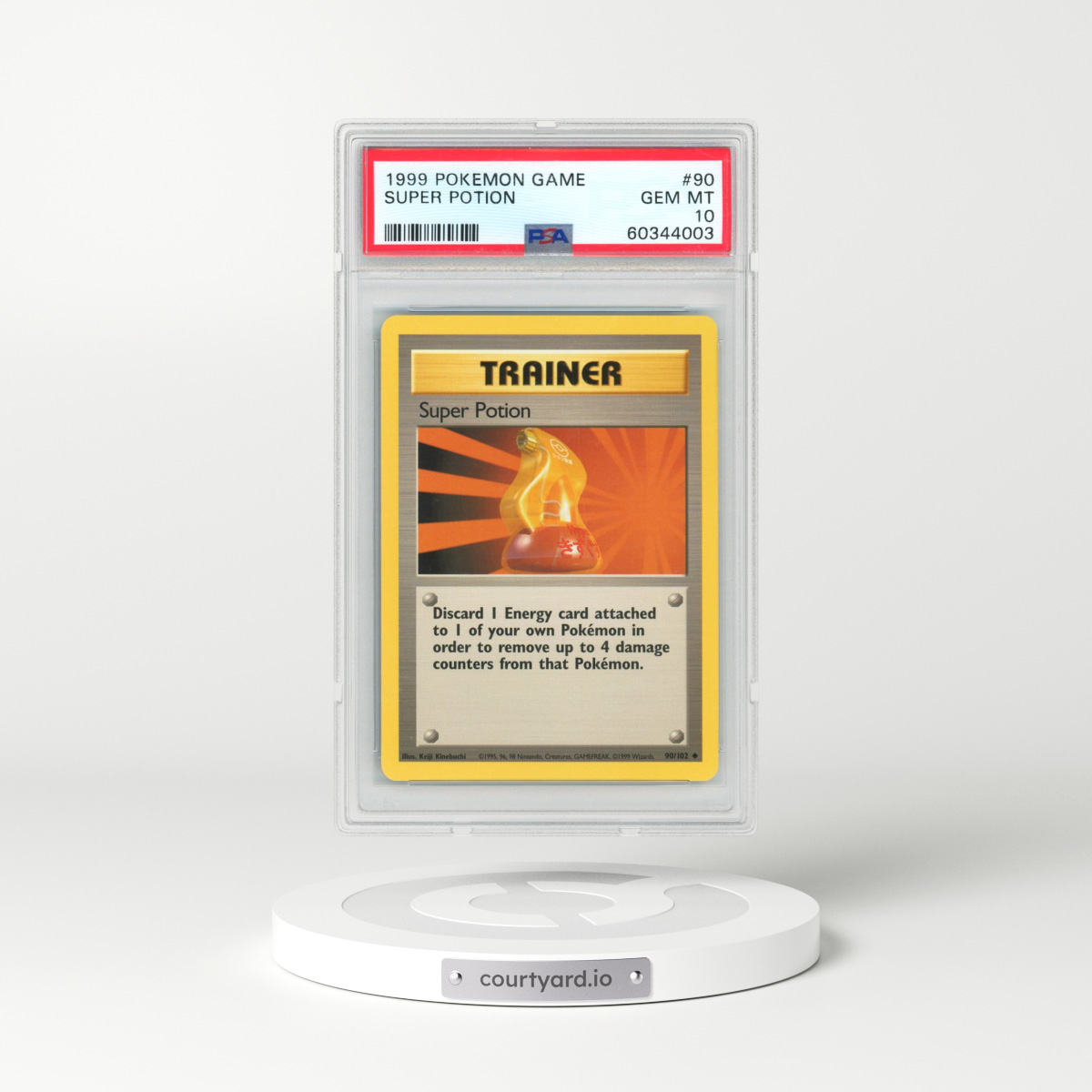 1999 Pokémon Game #90 Super Potion (PSA 10 GEM MINT)