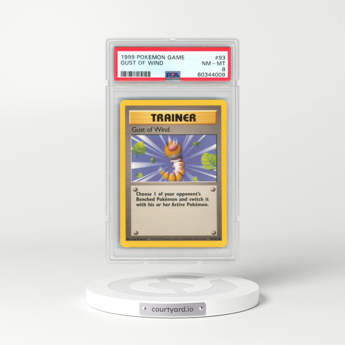 1999 Pokémon Game #93 Gust of Wind (PSA 8 NM-MT)