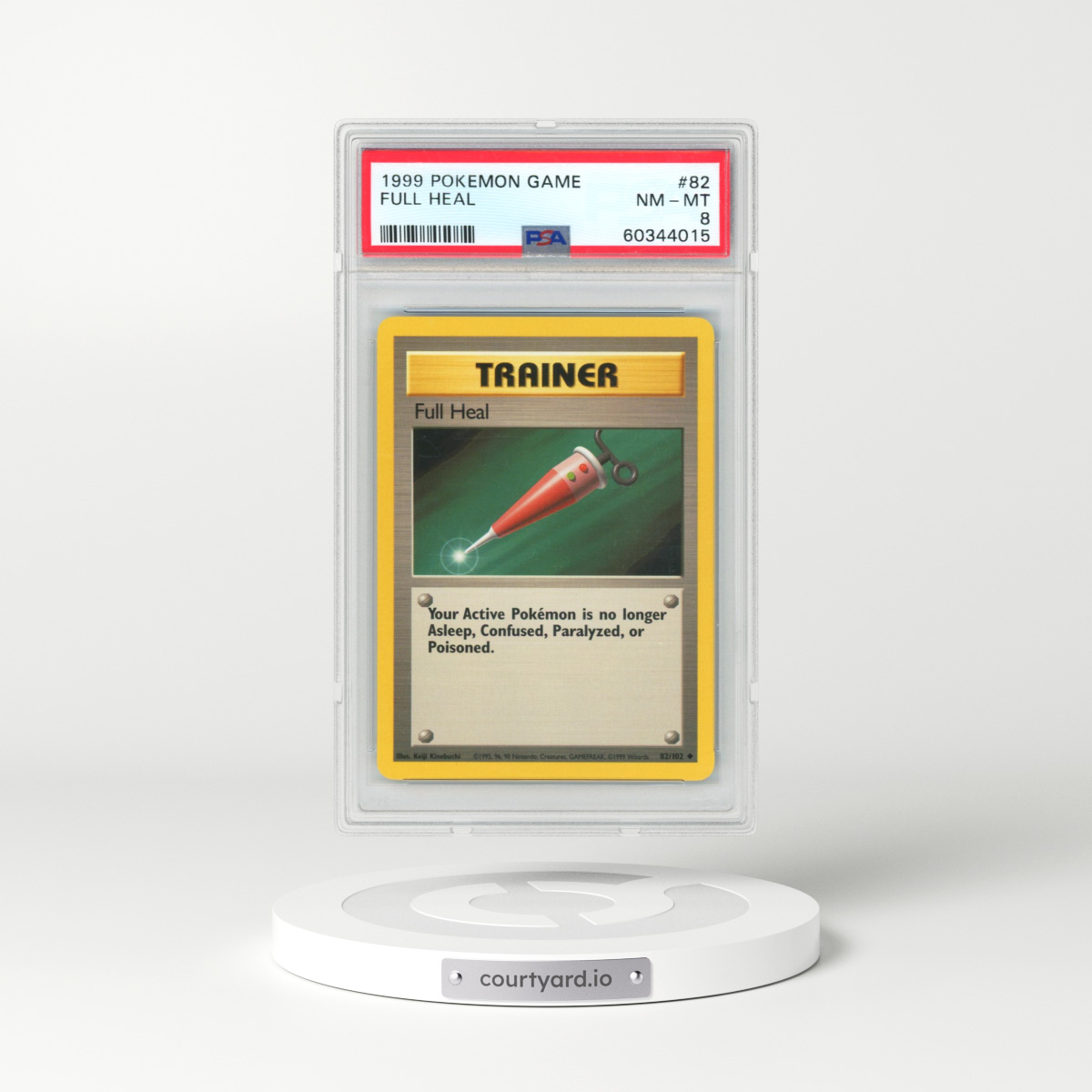 1999 Pokémon Game #82 Full Heal (PSA 8 NM-MT)