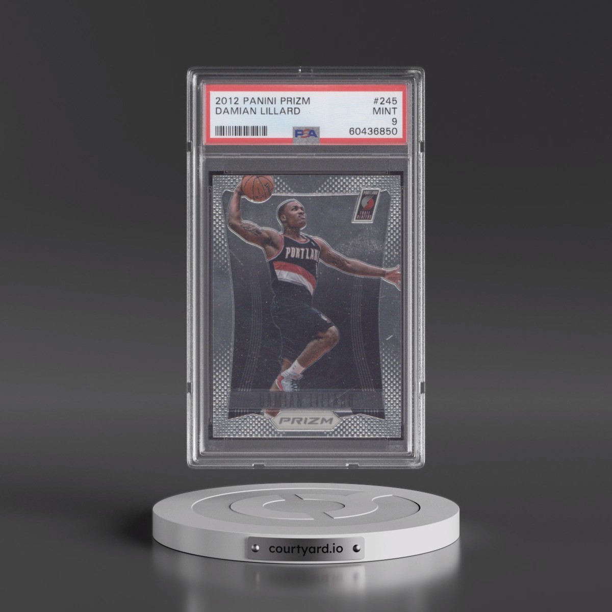 2012 Panini Prizm Damian Lillard #245 PSA 9