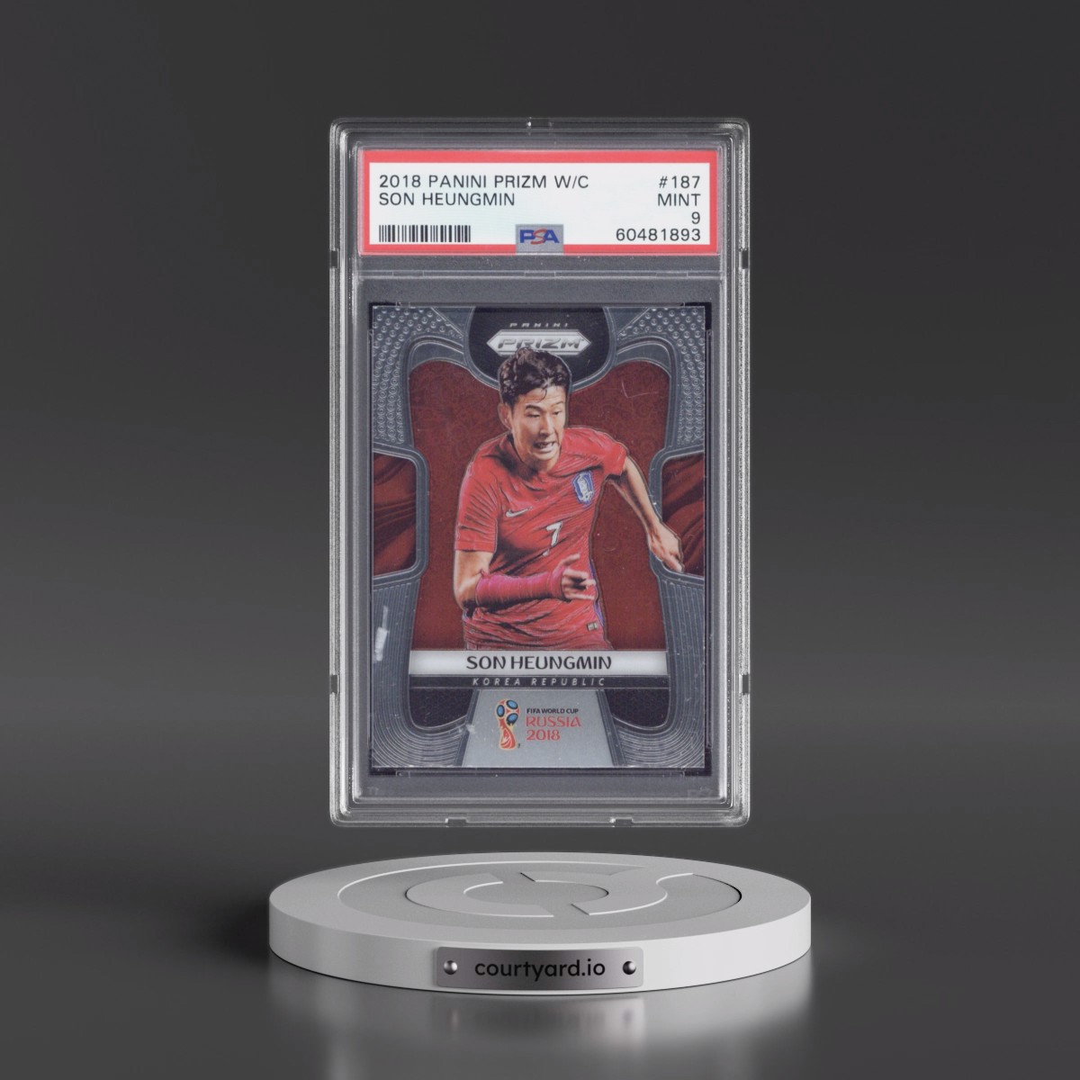 2018 Panini Prizm World Cup #187 Son Heungmin (PSA 9 MINT)