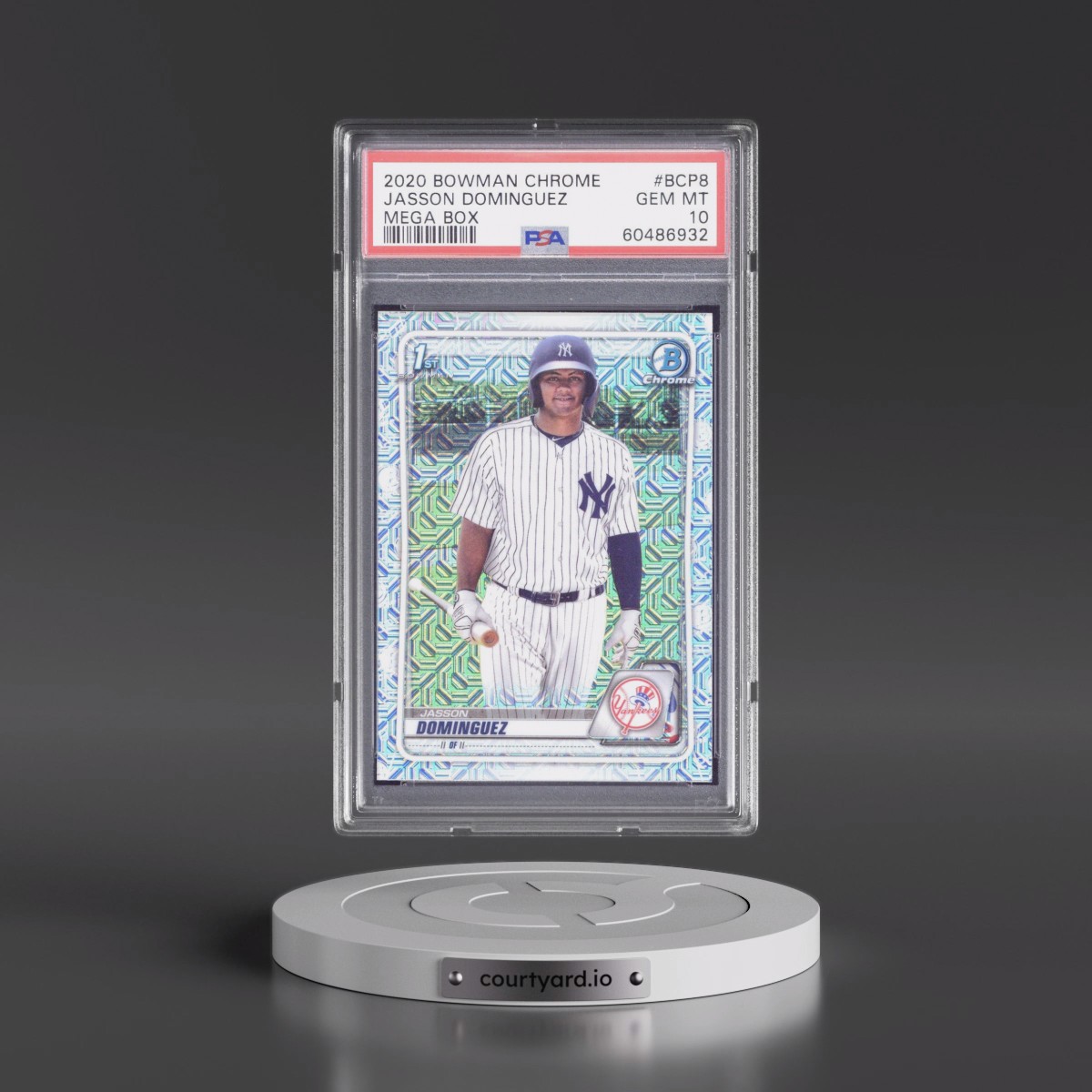 2020 Bowman Chrome Mega Box #BCP8 Jasson Dominguez (PSA 10 GEM MINT)