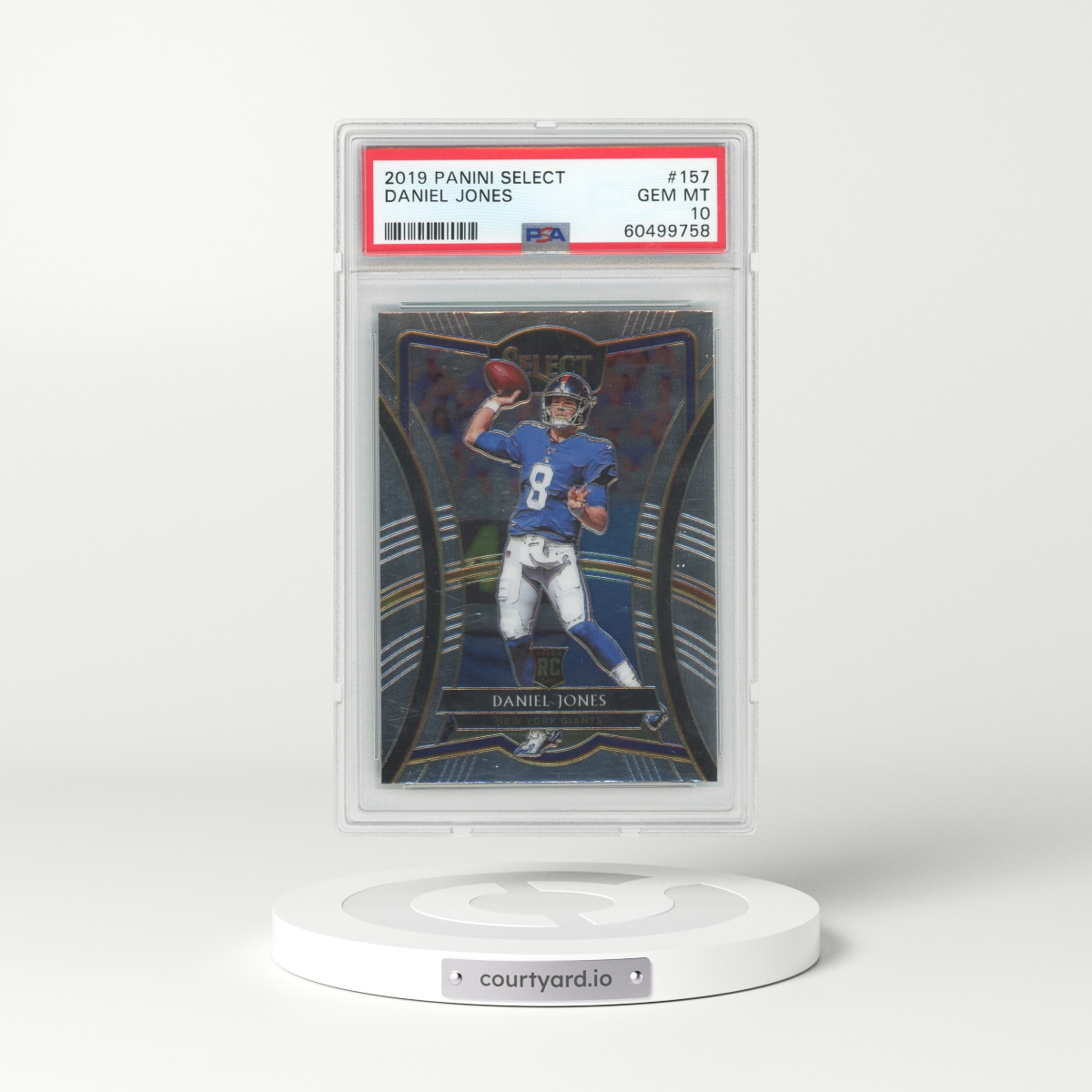 NFL Daniel Jones Select RC Panini（2022 Panini Select Football 