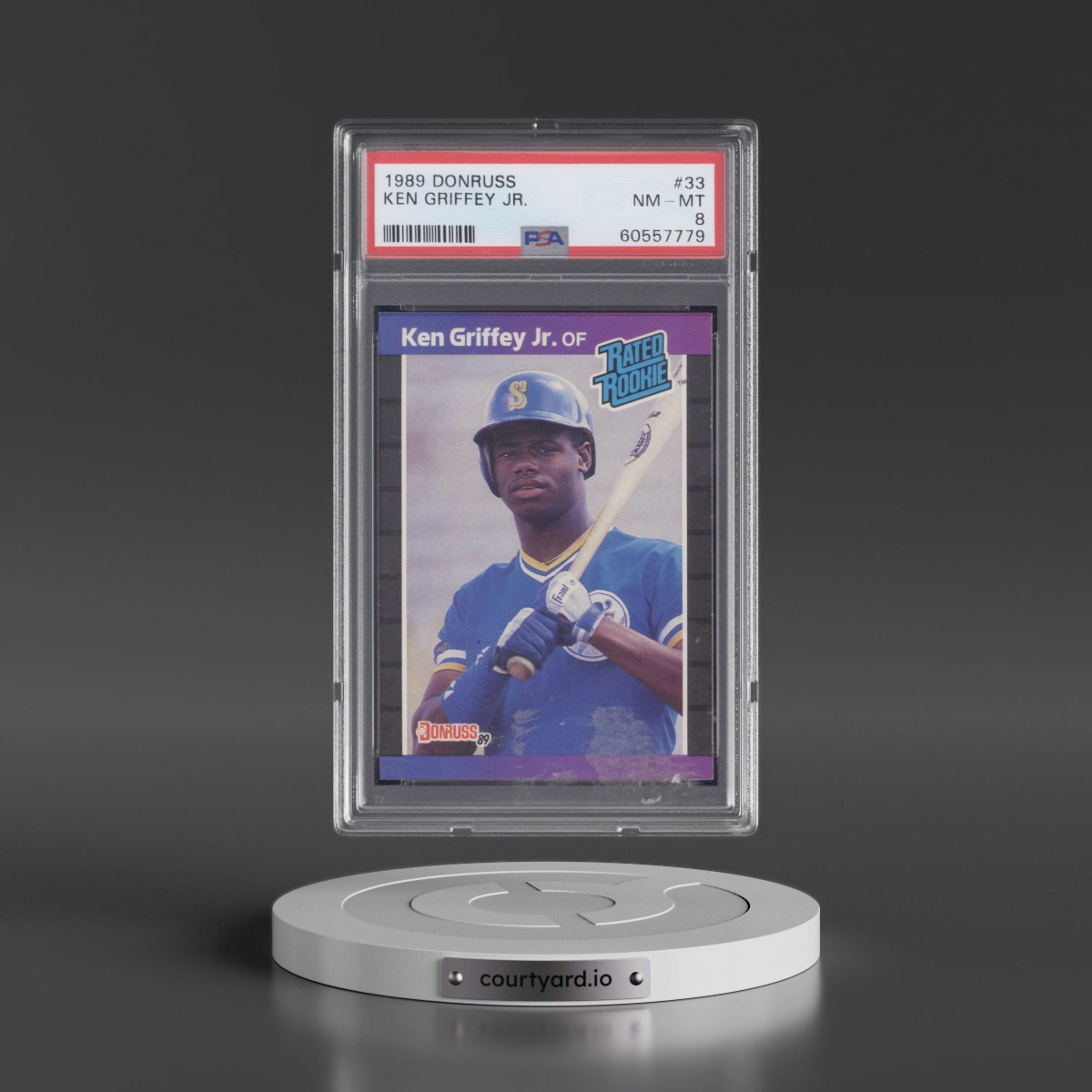 1989 Donruss #33 Ken Griffey Jr (PSA 8 NM-MT)