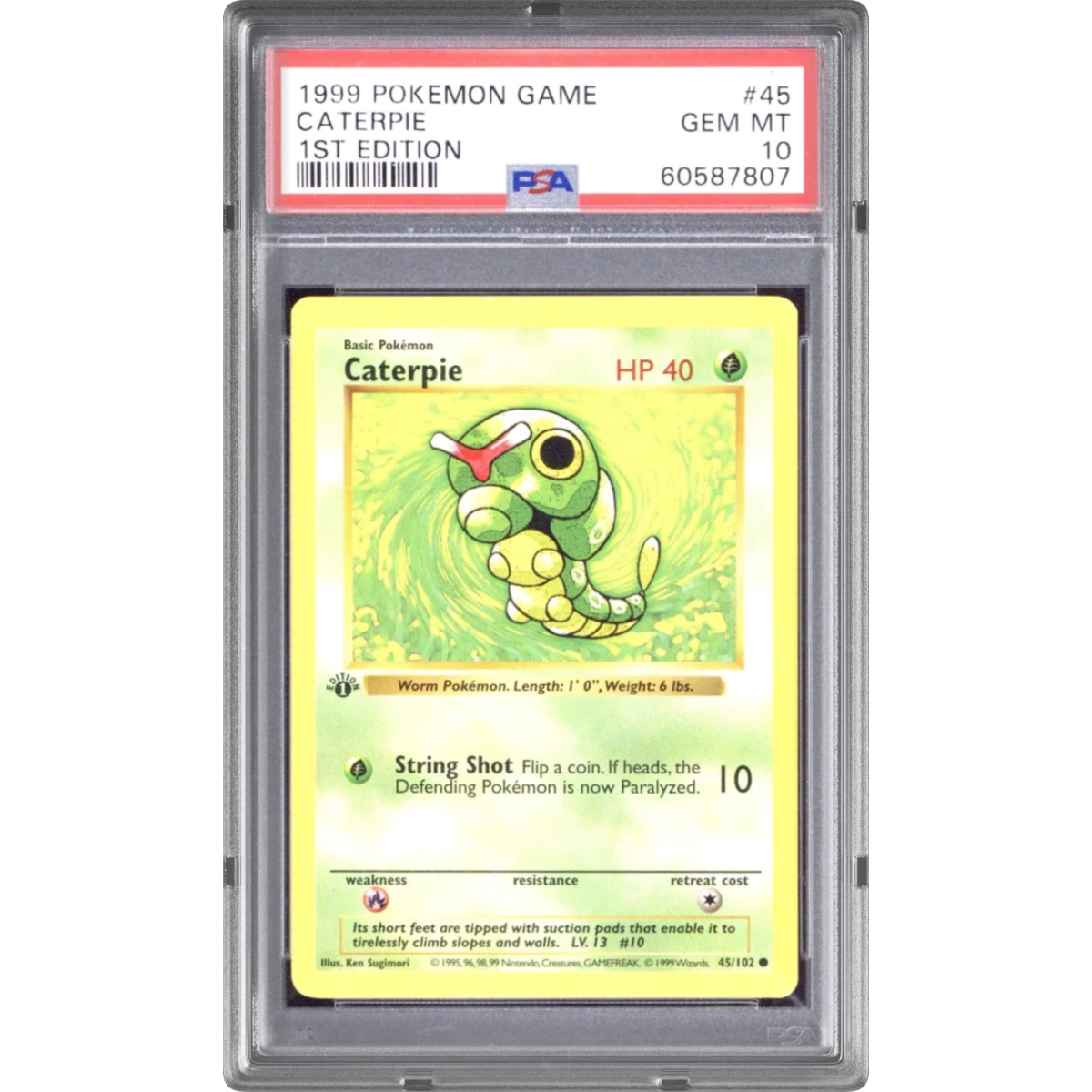 Caterpie card artwork