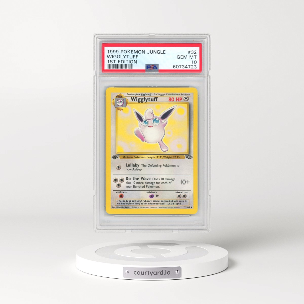 1999 Pokémon Jungle #32 Wigglytuff - 1st Edition (PSA 10 GEM MINT)