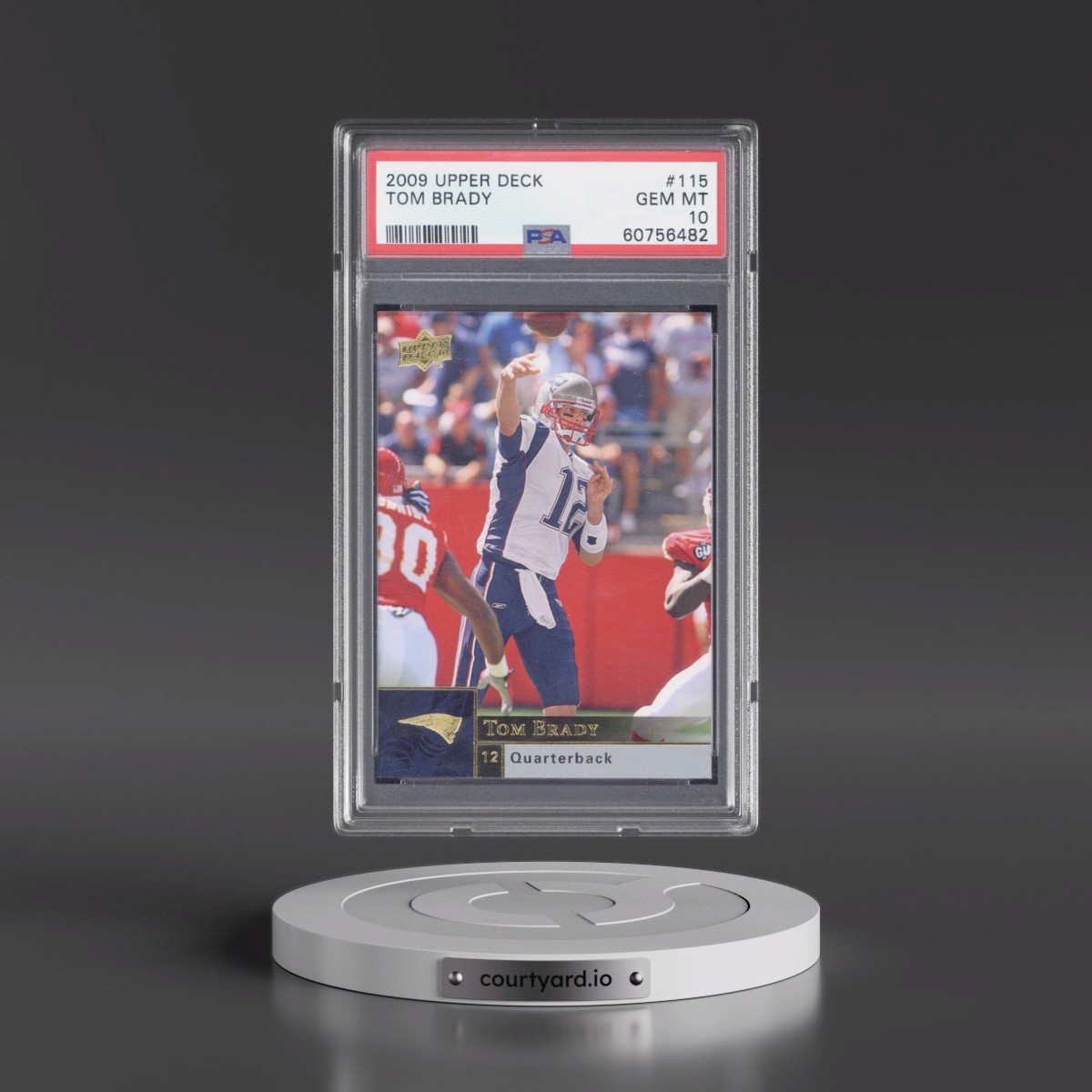 2009 Upper Deck #115 Tom Brady (PSA 10 GEM MINT)