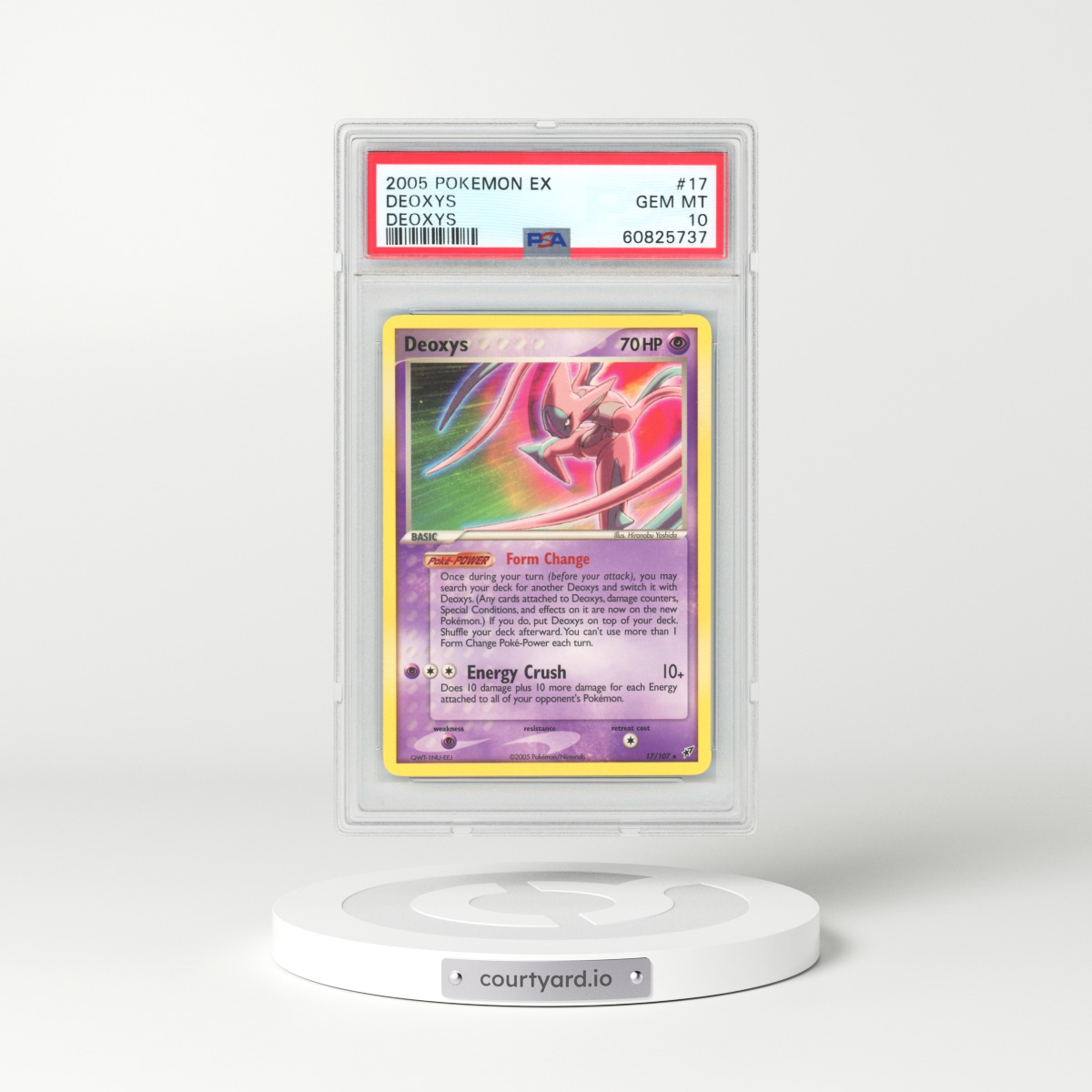 2005 EX Deoxys #17 Deoxys (PSA 10 GEM MINT)
