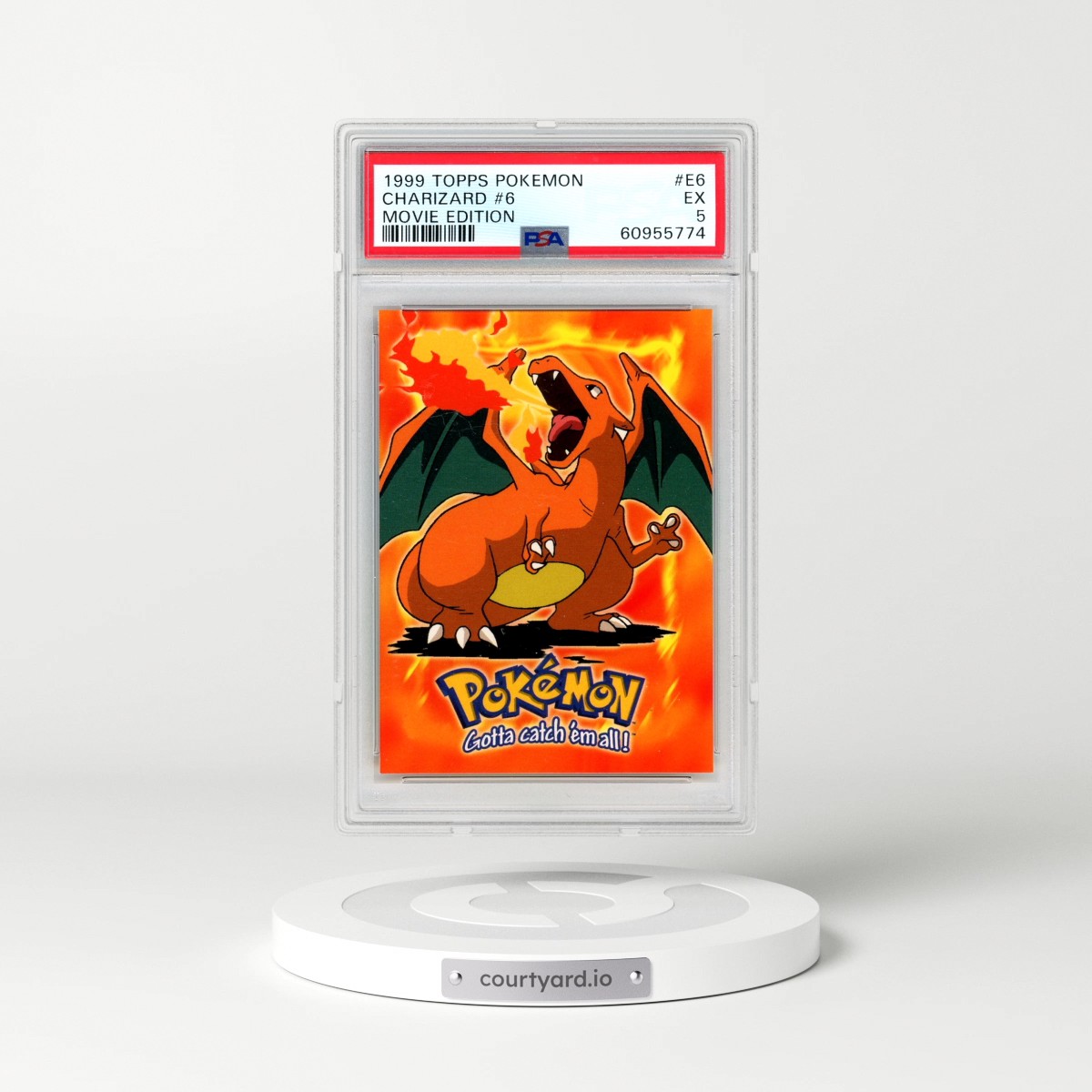 1999 Topps Pokémon the Movie Edt #E6 Charizard #6 (PSA 5 EX)