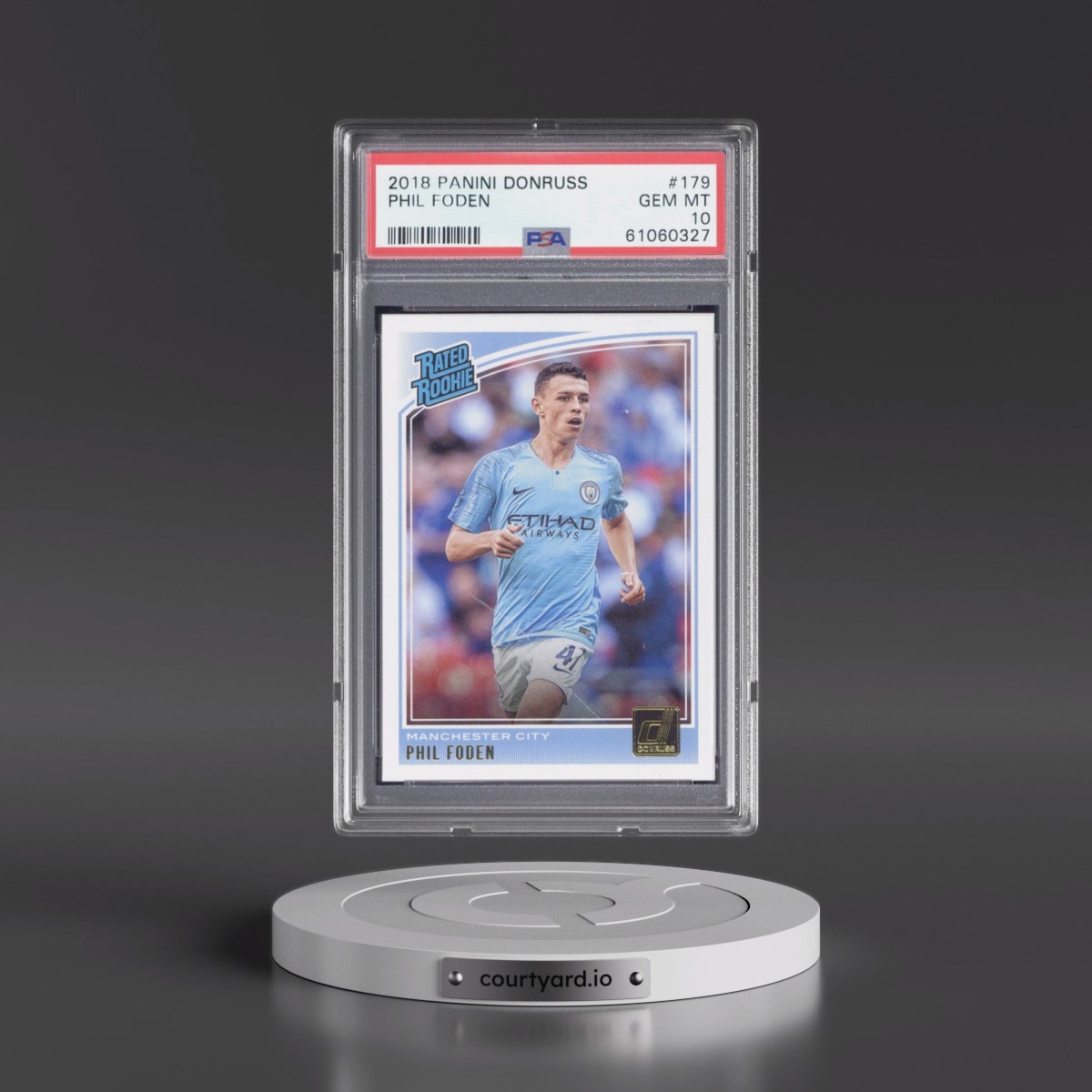 2018 Panini Donruss #179 Phil Foden (PSA 10 GEM MINT)