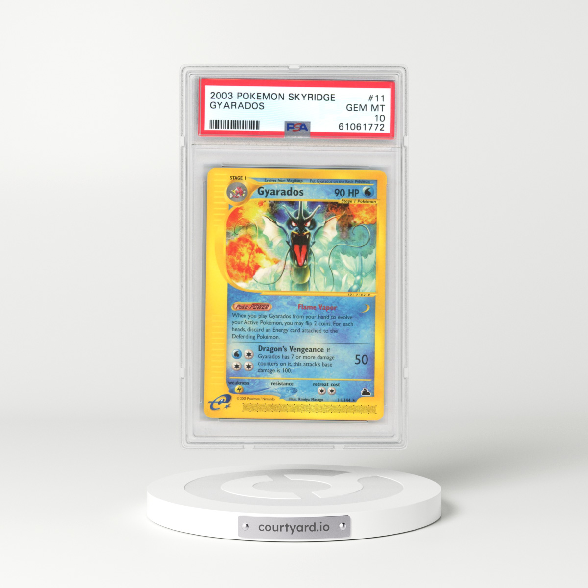 2003 Skyridge #11 Gyarados (PSA 10 GEM MINT)