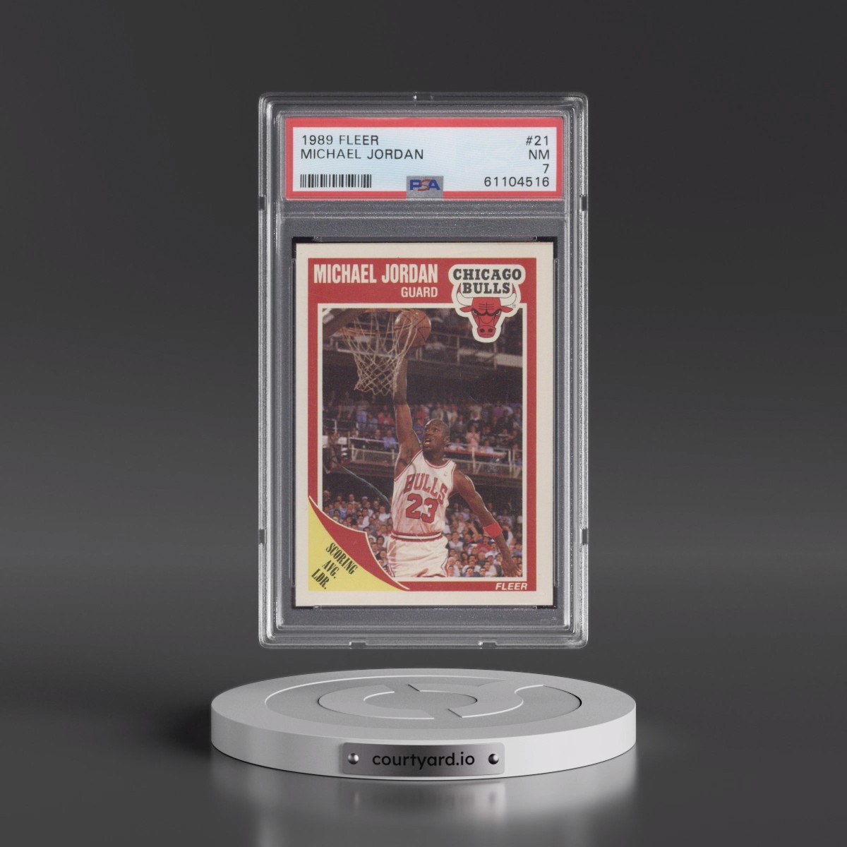 1989 Fleer #21 Michael Jordan (PSA 7 NM)