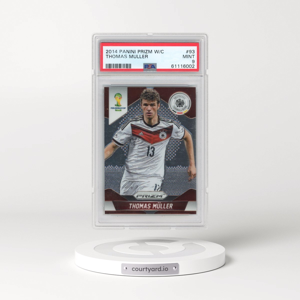 2014 Panini Prizm World Cup #93 Thomas Muller (PSA 9 MINT)