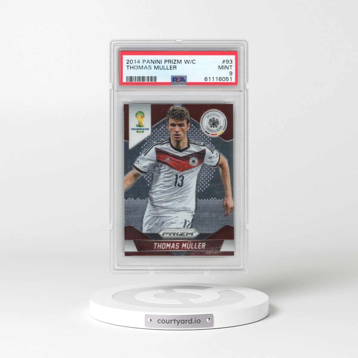 2014 Panini Prizm World Cup #93 Thomas Muller (PSA 9 MINT)