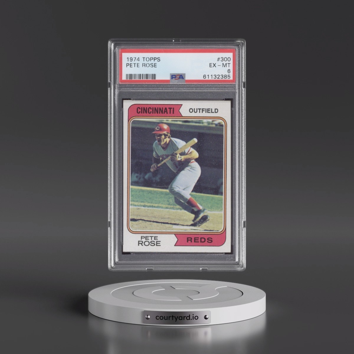 1974 Topps #300 Pete Rose (PSA 6 EX-MT)